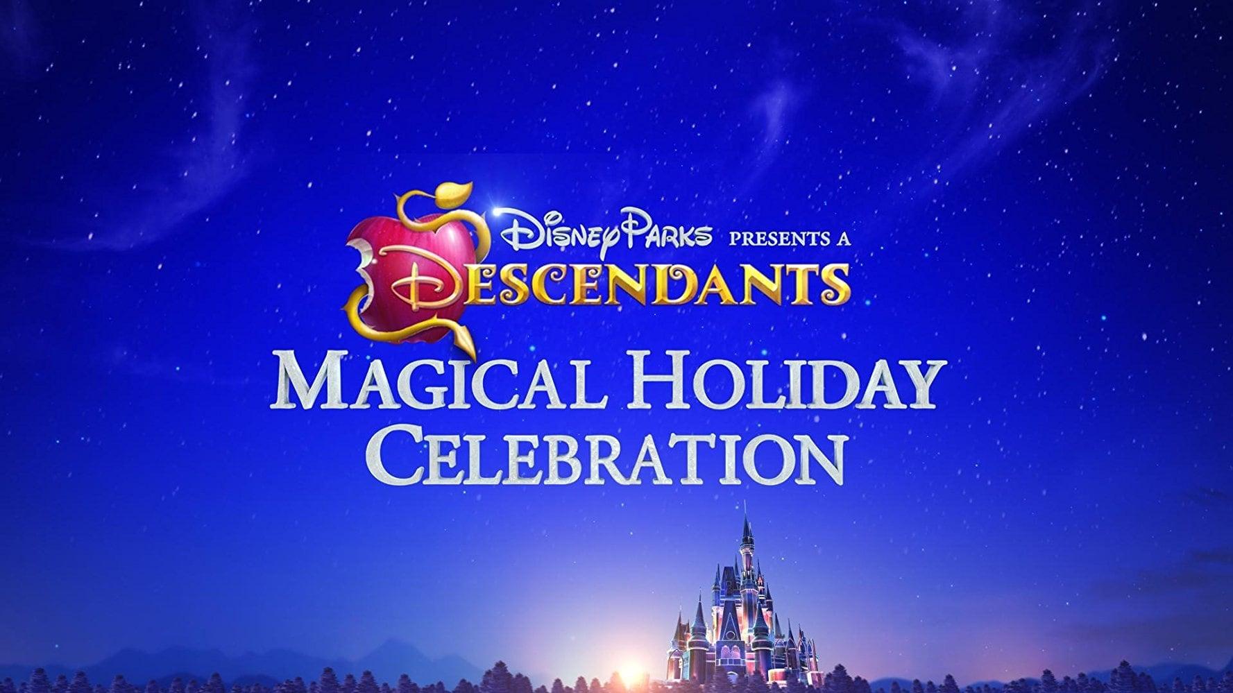 Disney Parks Presents: A Descendants Magical Holiday Celebration backdrop