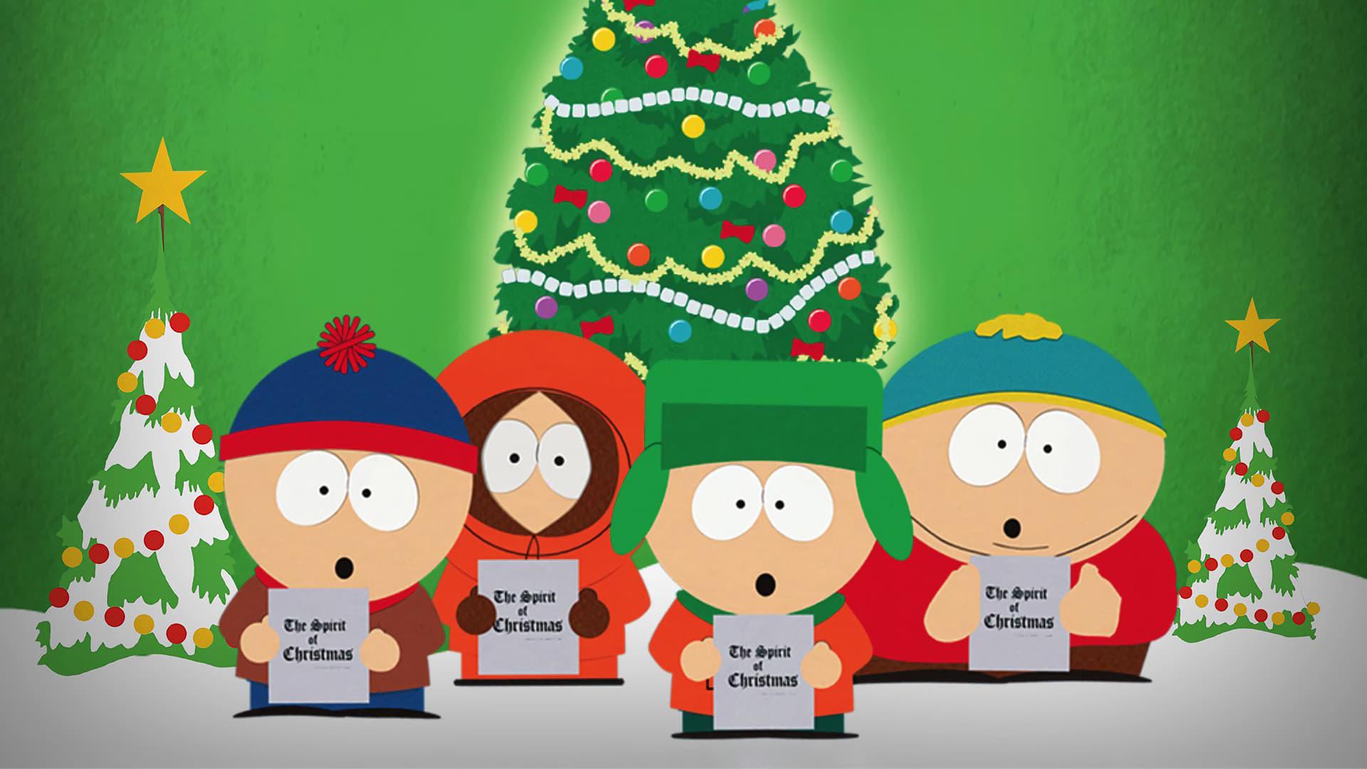 Christmas Time in South Park backdrop
