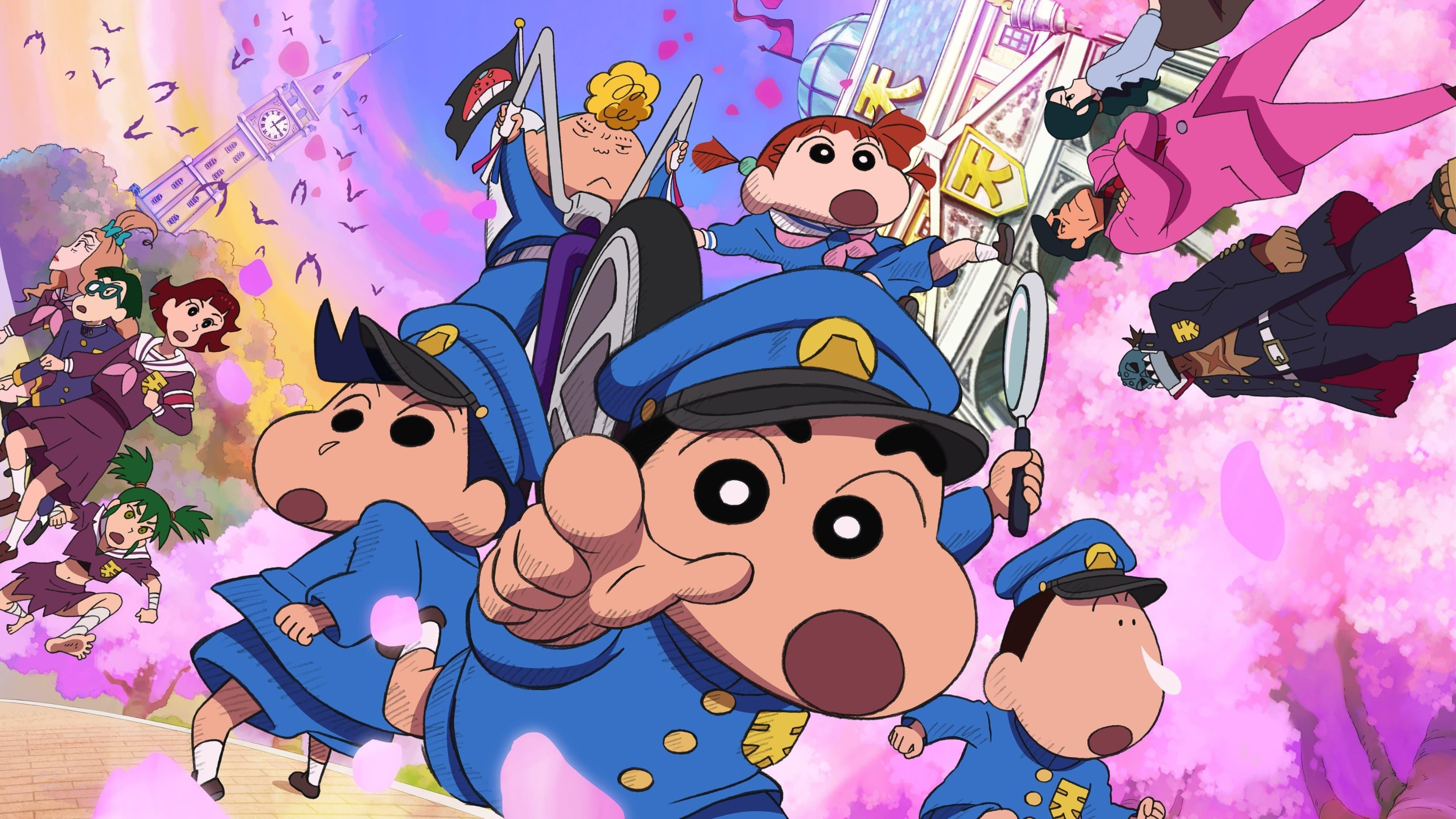 Crayon Shin-chan: Shrouded in Mystery! The Flowers of Tenkazu Academy backdrop