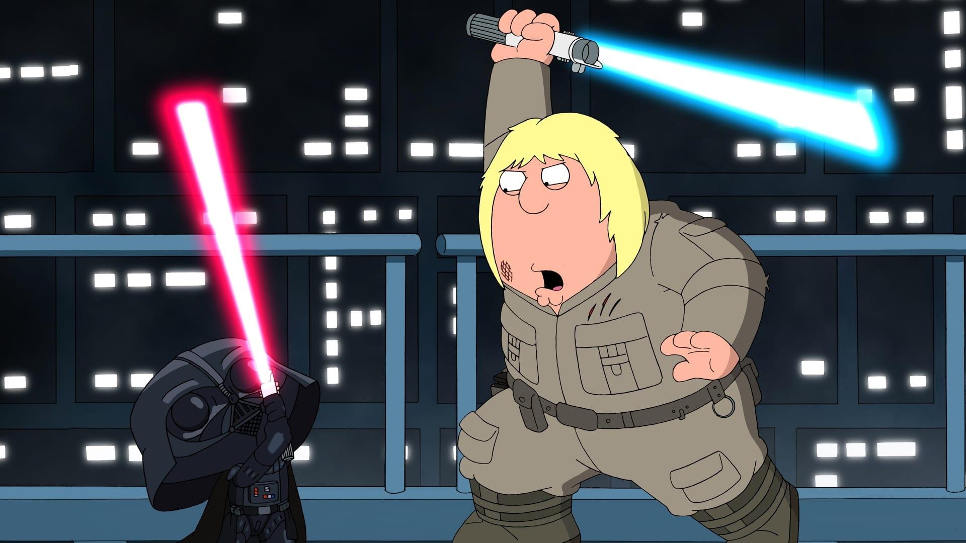 Family Guy Presents: Something, Something, Something, Dark Side backdrop