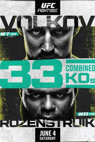 UFC Fight Night 207: Volkov vs. Rozenstruik poster