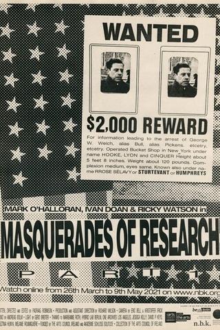 Masquerades of Research: Part I poster