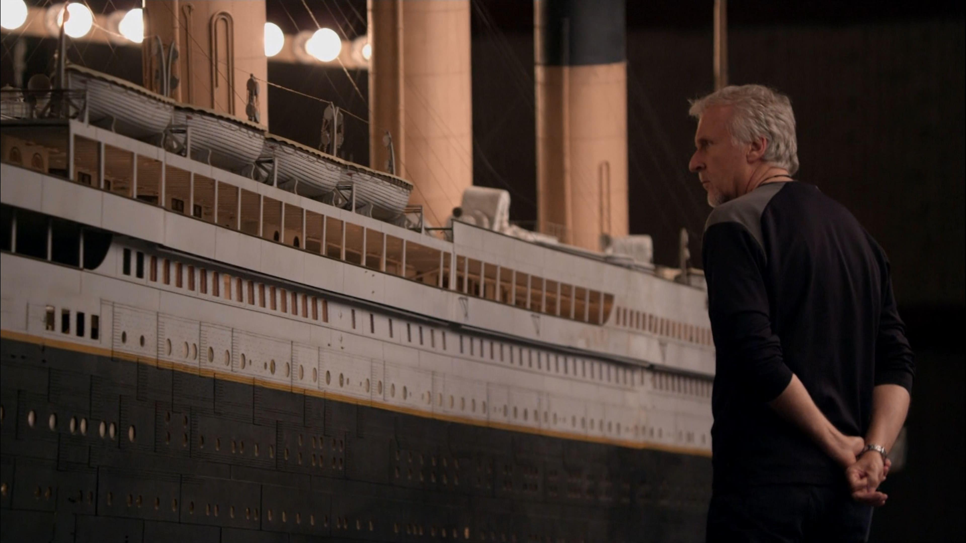 Titanic: The Final Word with James Cameron backdrop