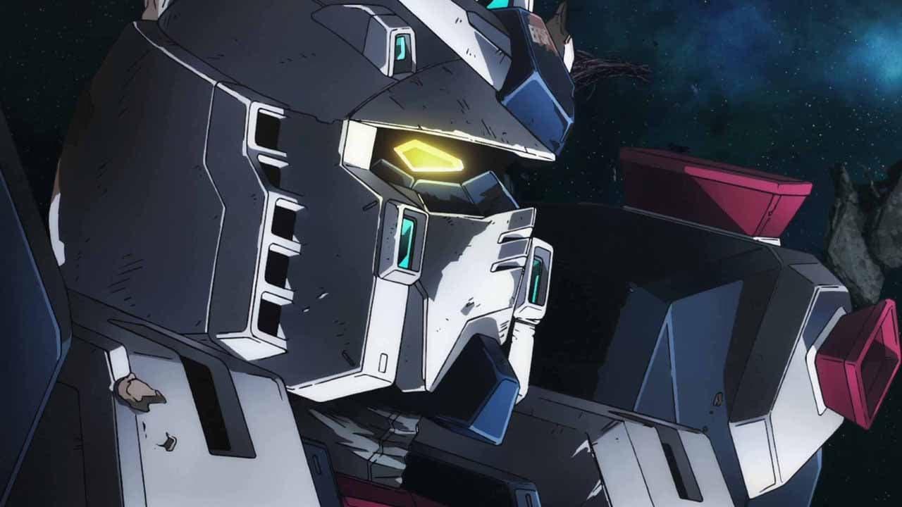 Mobile Suit Gundam Thunderbolt: December Sky backdrop