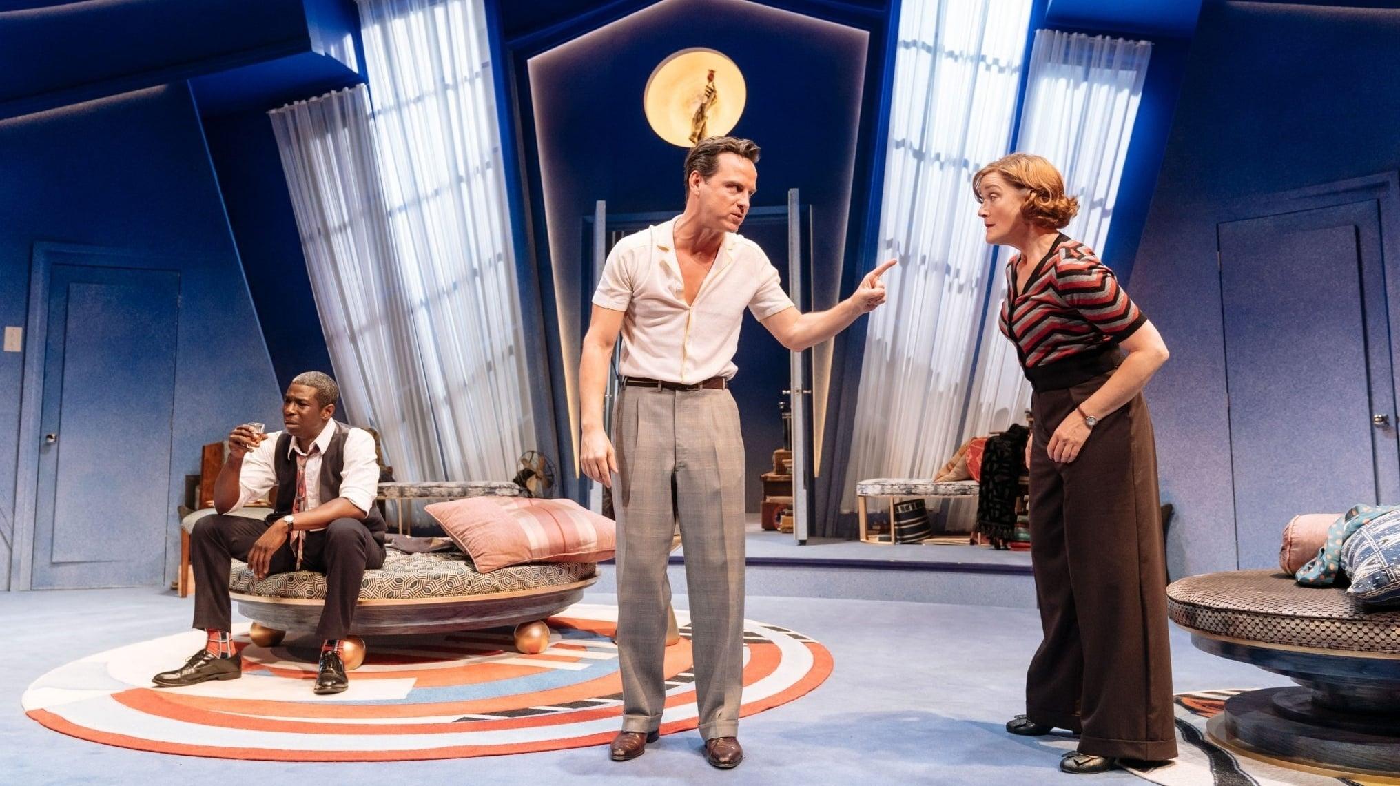 National Theatre Live: Present Laughter backdrop