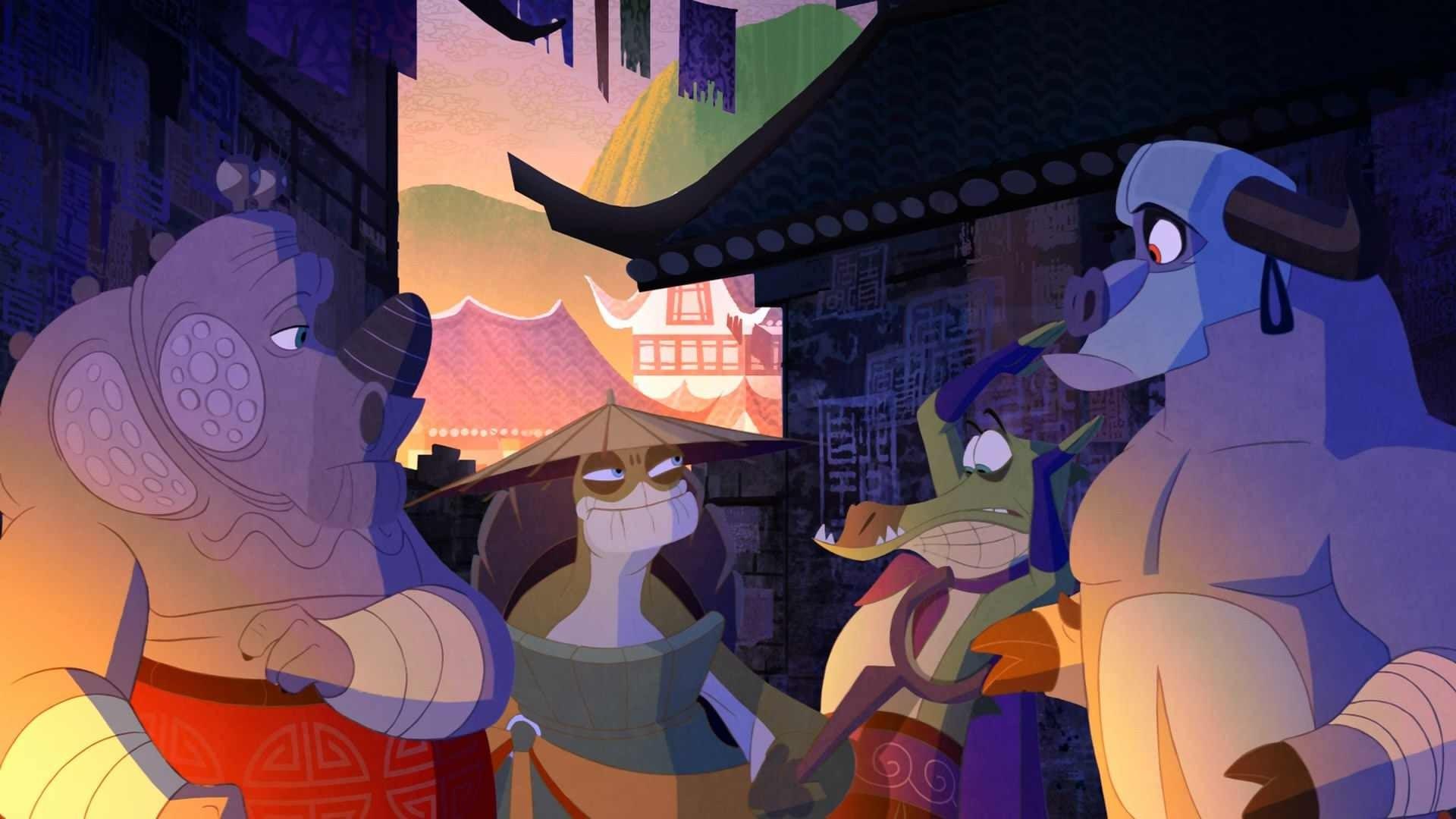 Kung Fu Panda: Secrets of the Masters backdrop