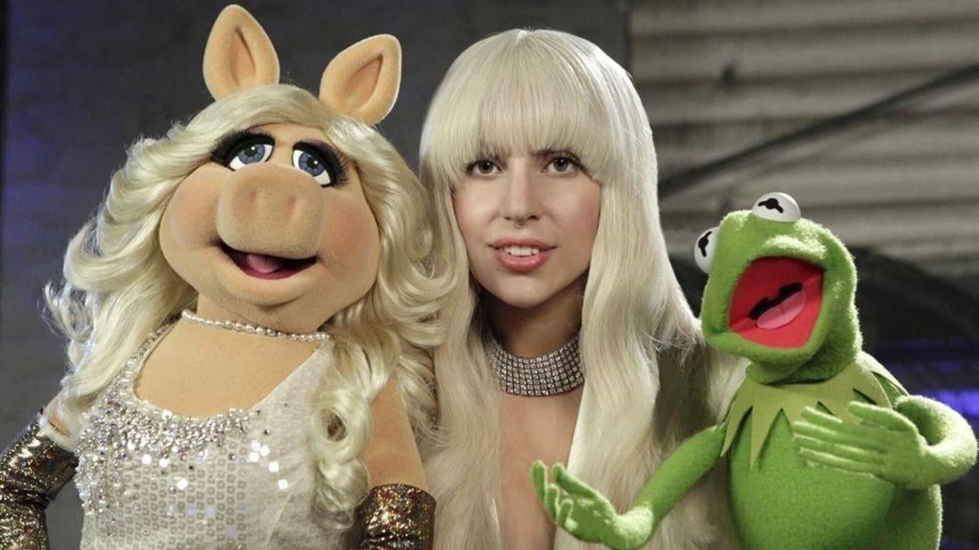 Lady Gaga and the Muppets Holiday Spectacular backdrop