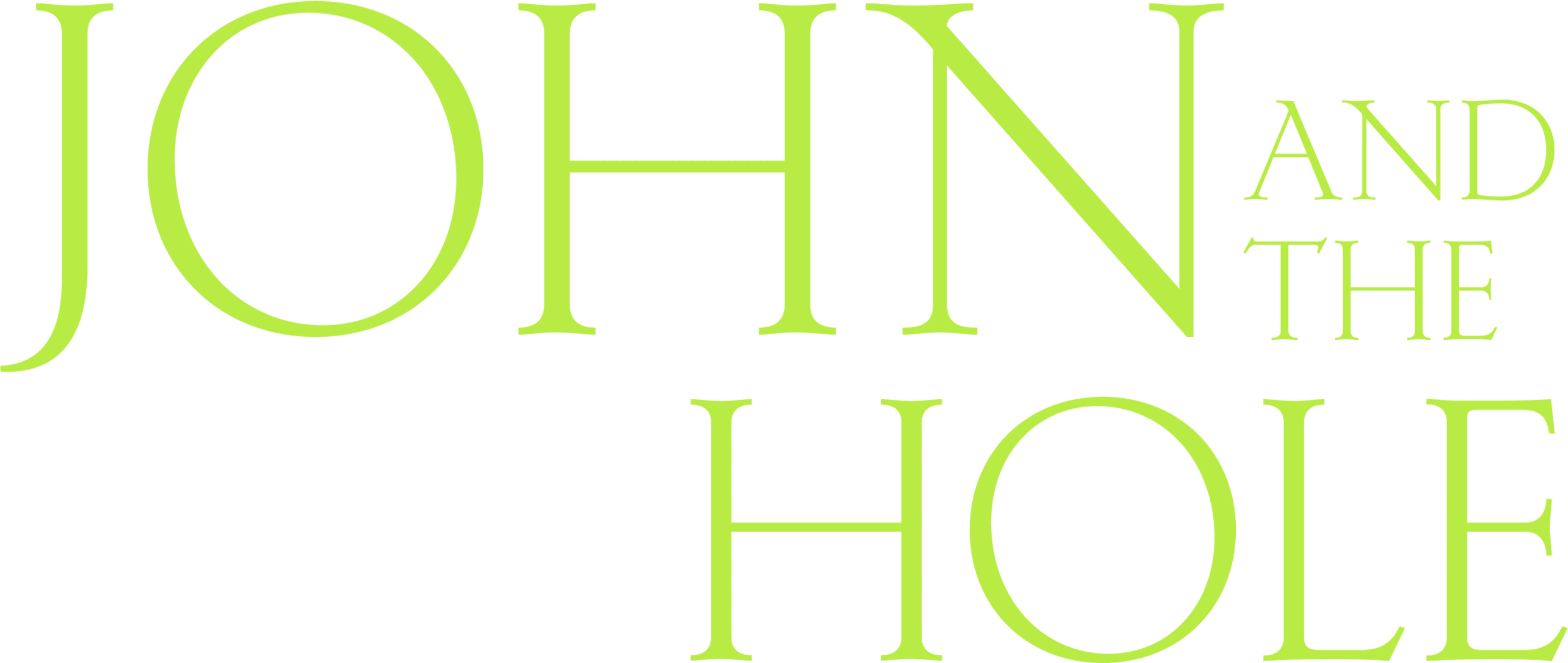 John and the Hole logo