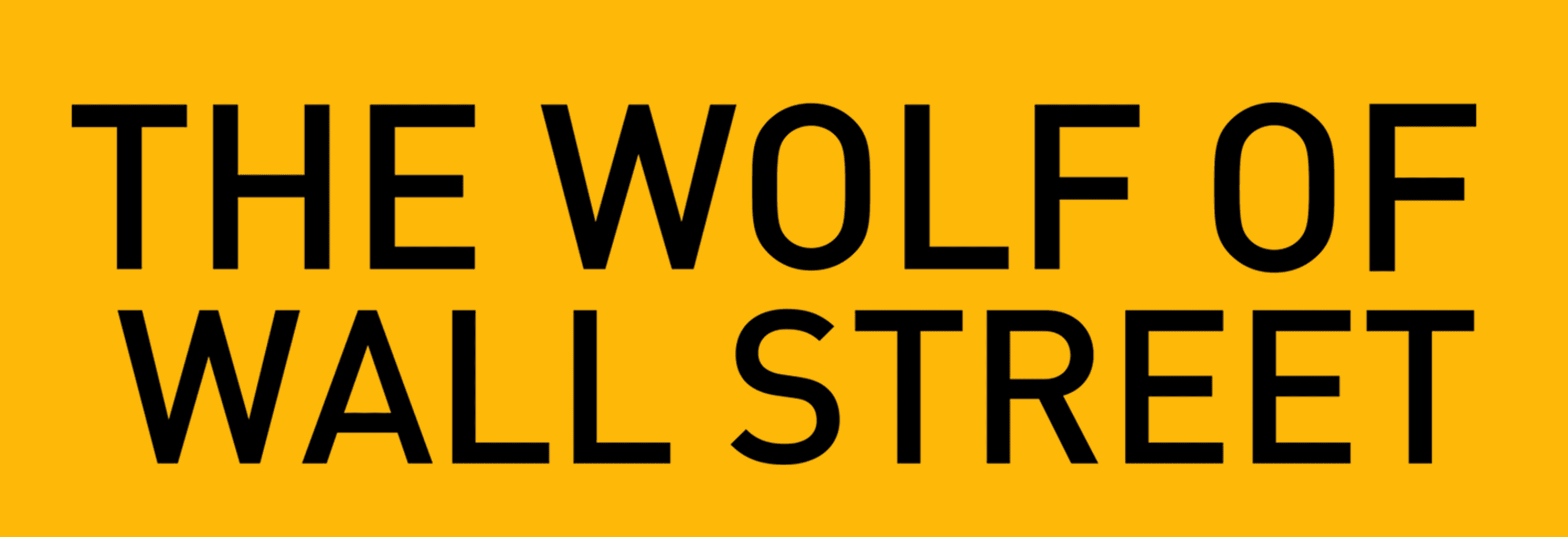 The Wolf of Wall Street logo