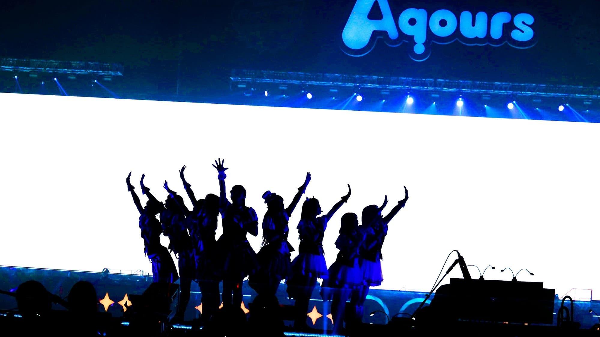 Love Live! Sunshine!! Aqours 6th LoveLive! ~KU-RU-KU-RU Rock 'n' Roll TOUR~ ＜WINDY  STAGE＞ backdrop