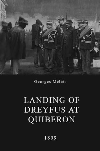 Landing of Dreyfus at Quiberon poster
