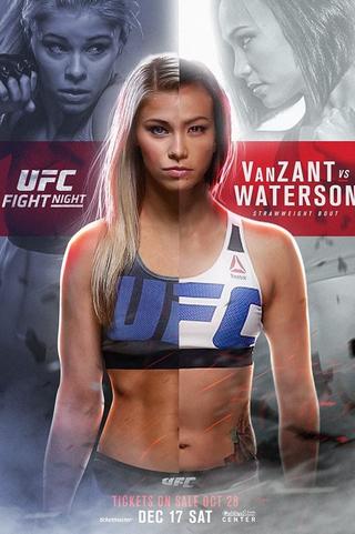 UFC on Fox 22: VanZant vs. Waterson poster