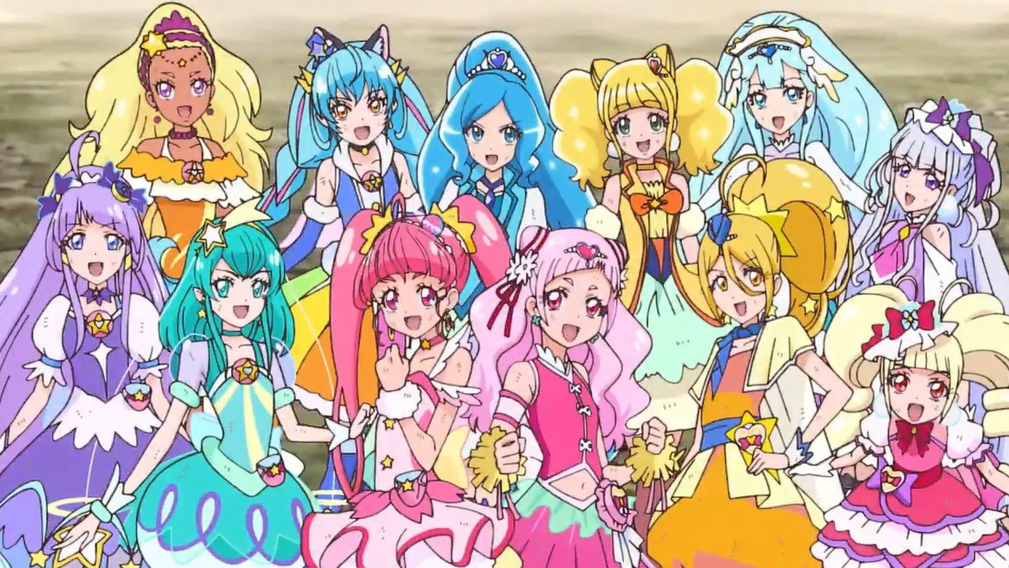 Pretty Cure Miracle Leap: A Wonderful Day with Everyone backdrop