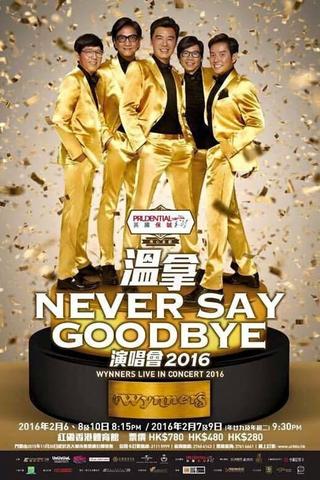 Never Say Goodbye - The Wynners Live In Concert 2016 poster
