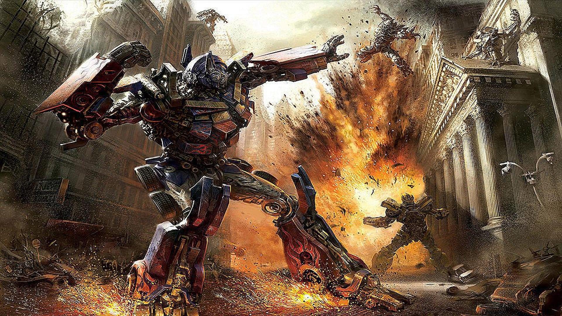 Transformers: Beginnings backdrop