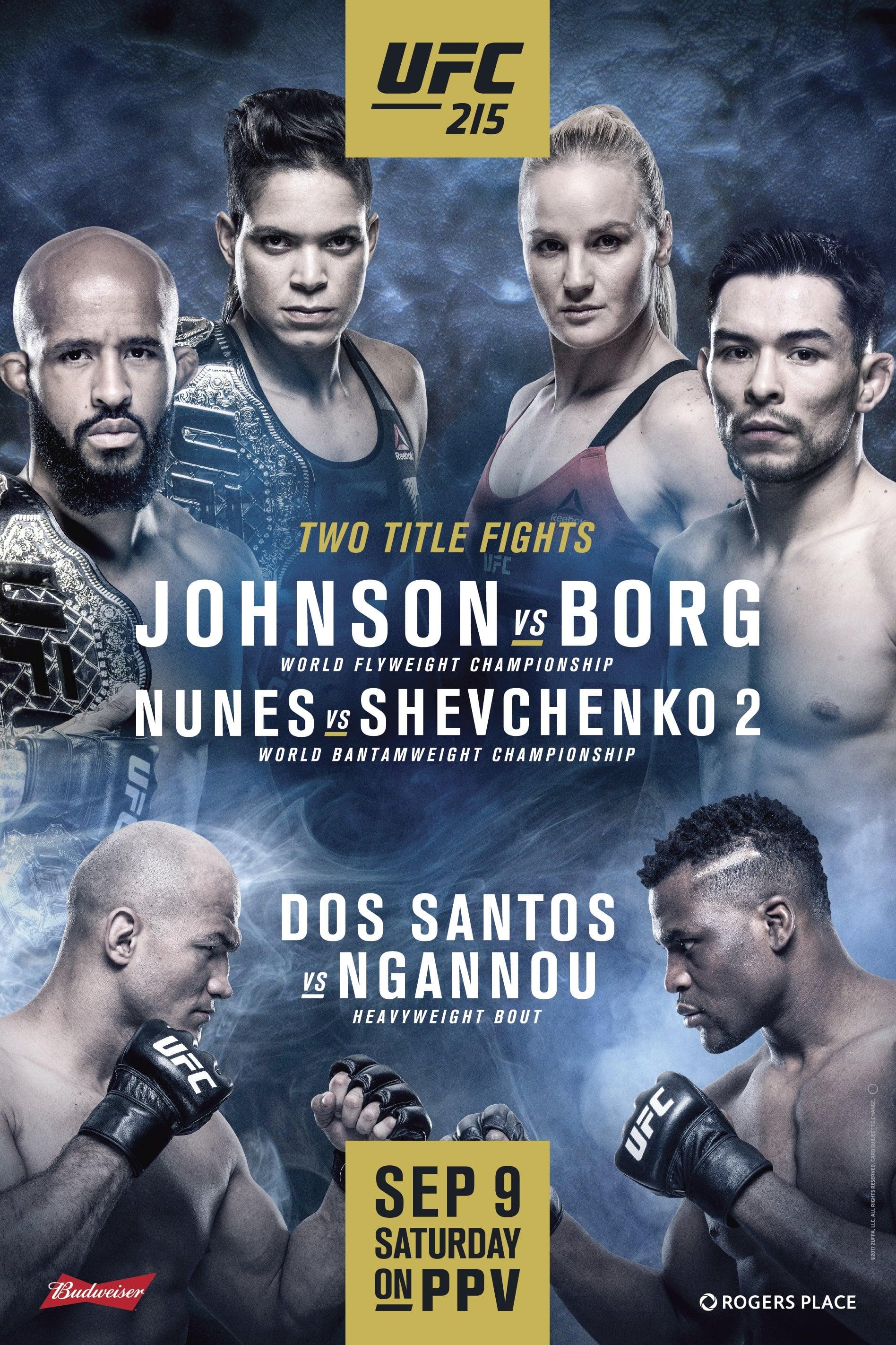 UFC 215: Nunes vs. Shevchenko 2 poster