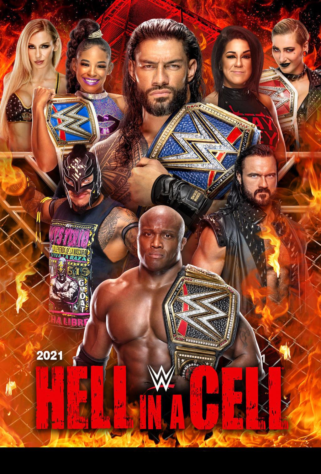 WWE Hell In A Cell 2021 poster