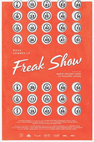 Nous sommes le Freak show poster