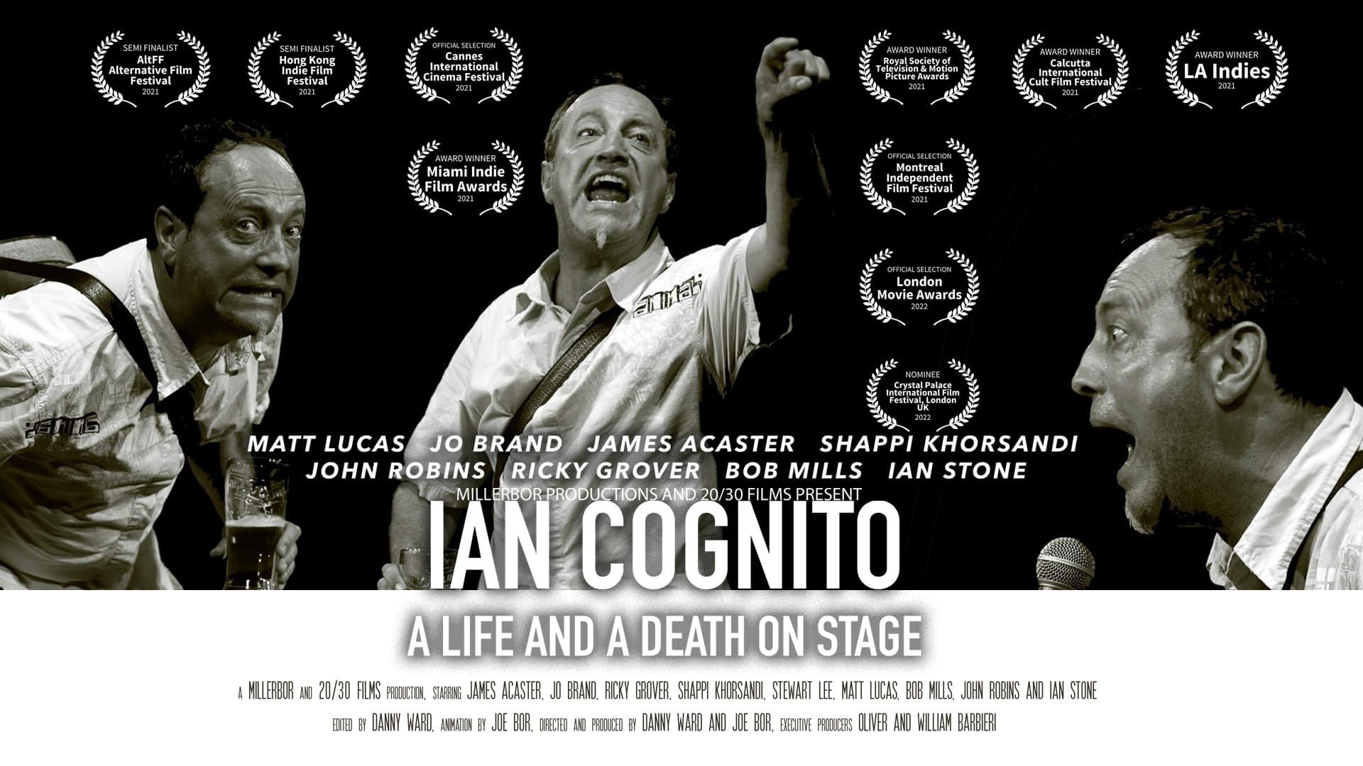 Ian Cognito: A Life and A Death On Stage backdrop