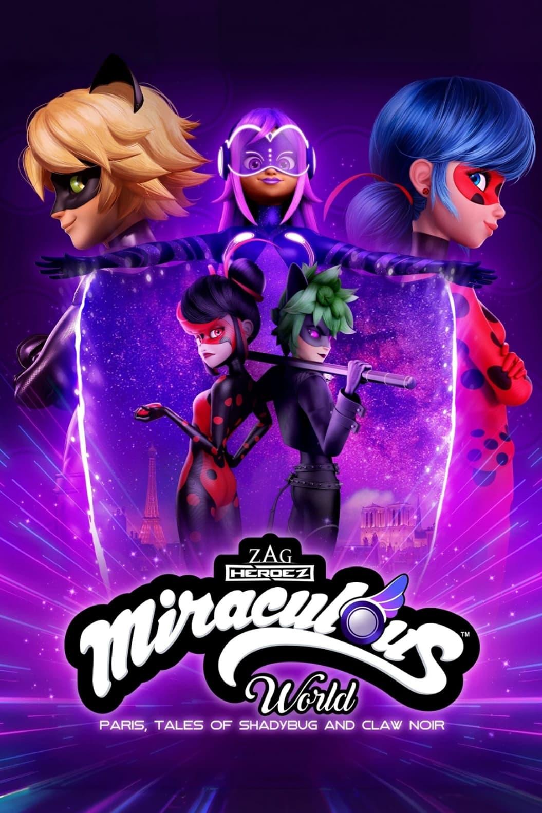 Miraculous World: Paris, Tales of Shadybug and Claw Noir poster