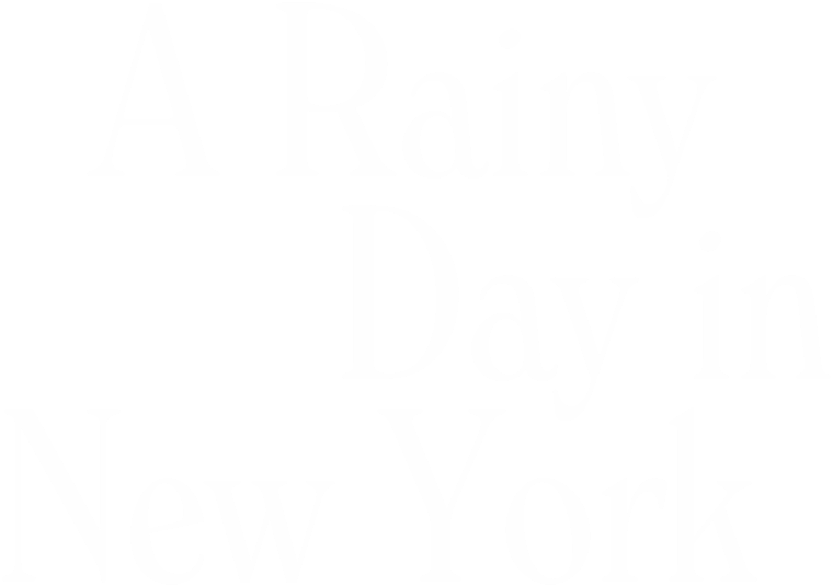 A Rainy Day in New York logo