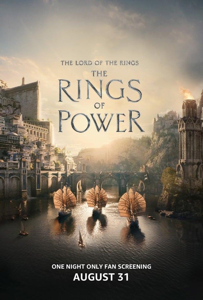 The Lord of the Rings: The Rings of Power Global Fan Screening poster