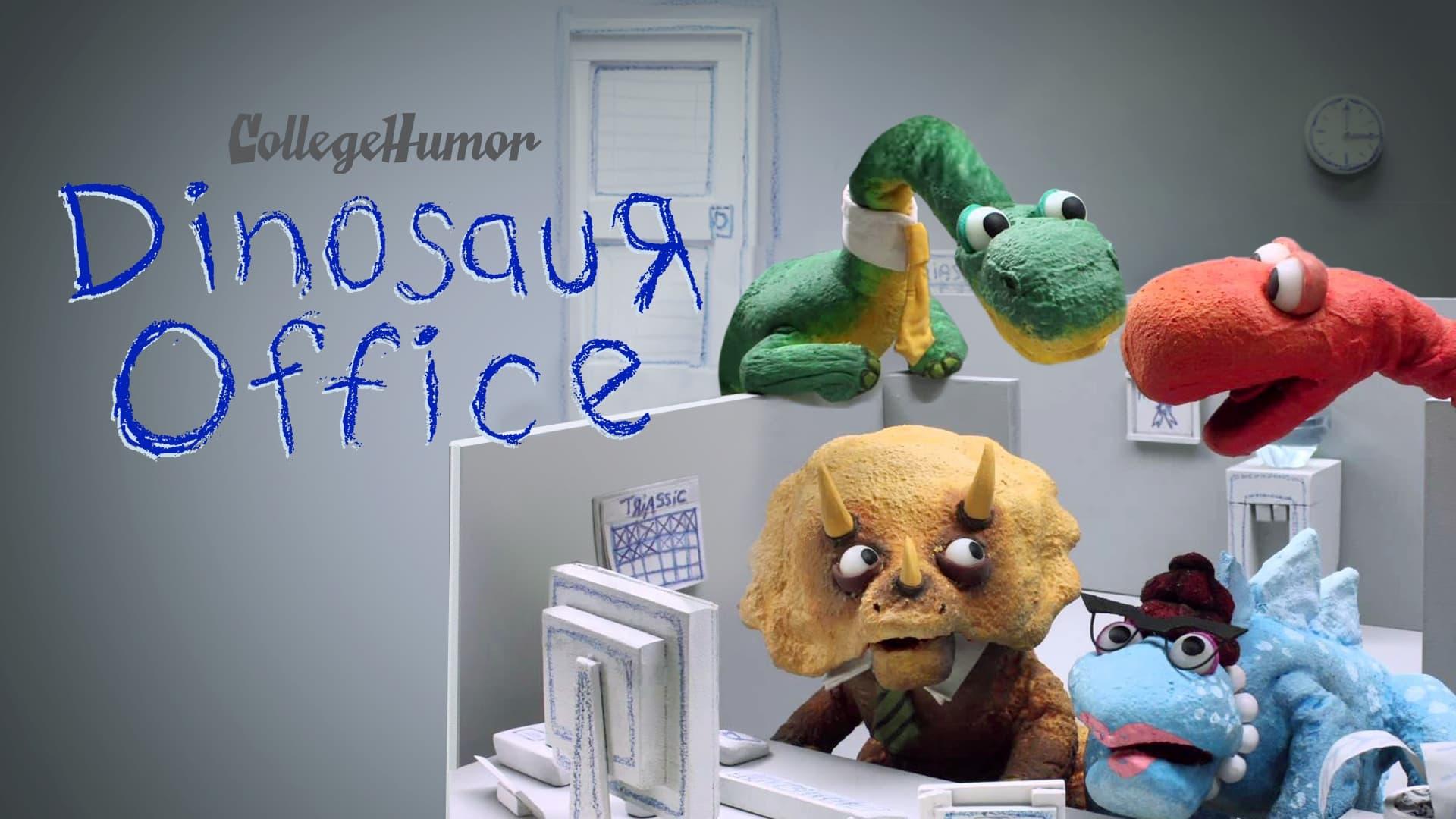 Dinosaur Office backdrop
