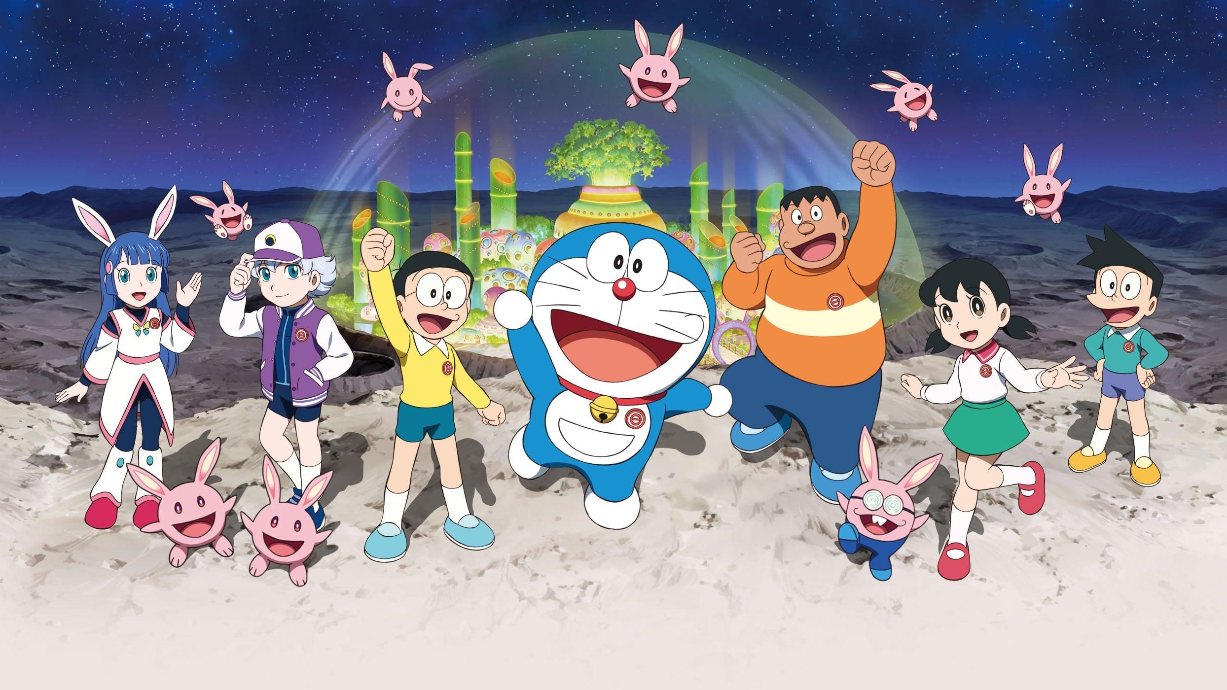 Doraemon: Nobita's Chronicle of the Moon Exploration backdrop