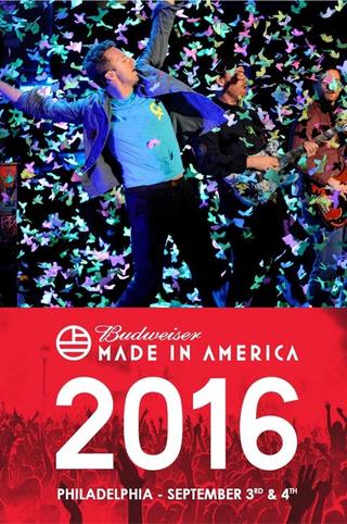 Coldplay - Budweiser Made in America Festival poster