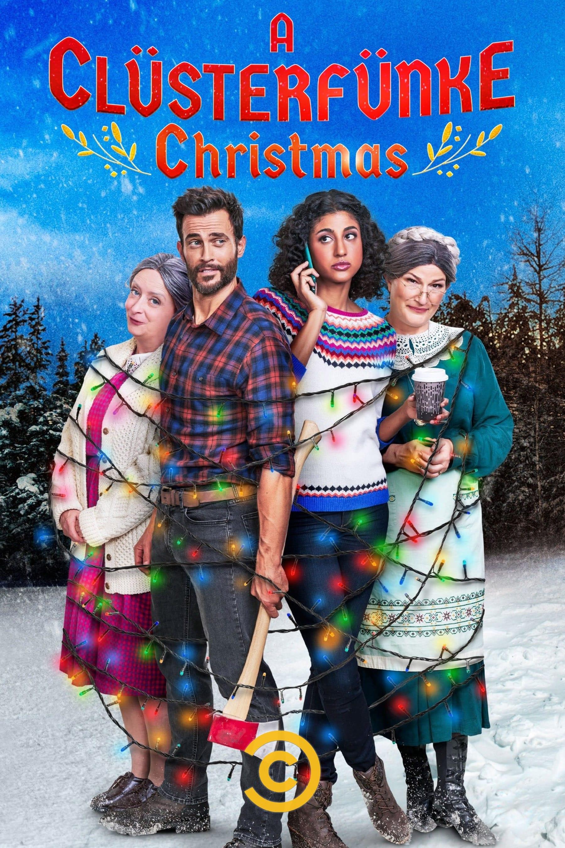 A Clüsterfünke Christmas poster