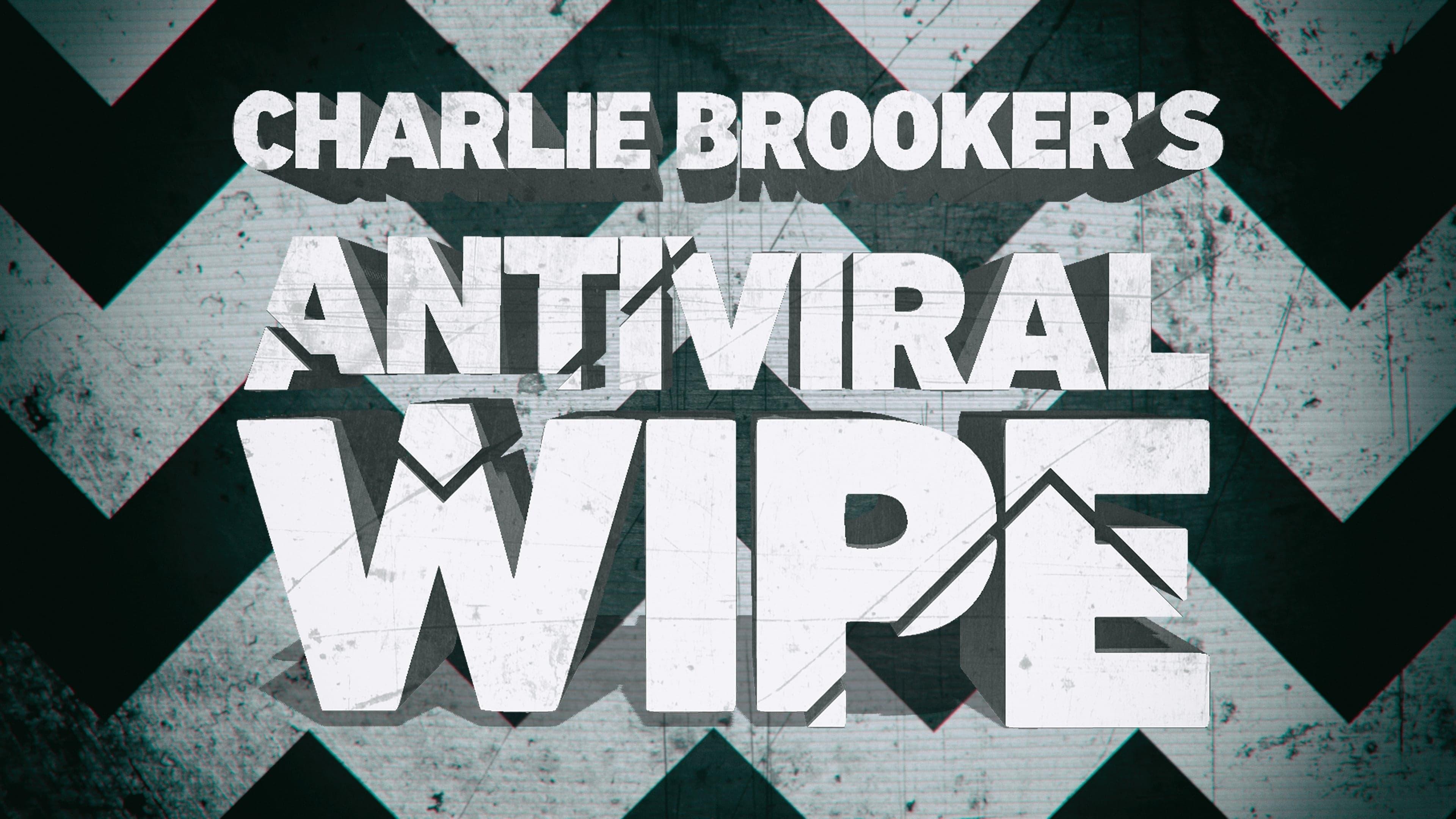 Charlie Brooker's Antiviral Wipe backdrop