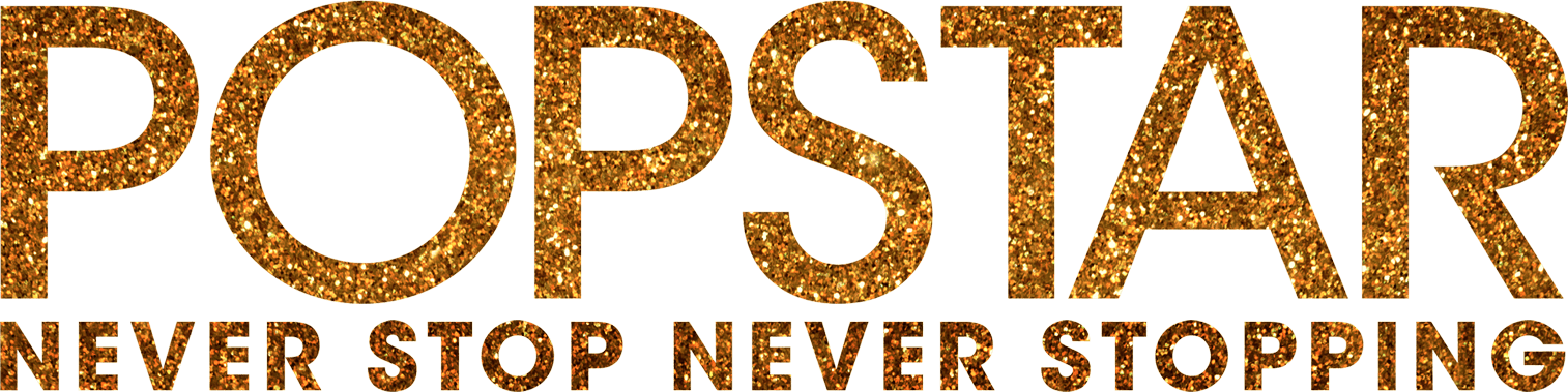 Popstar: Never Stop Never Stopping logo