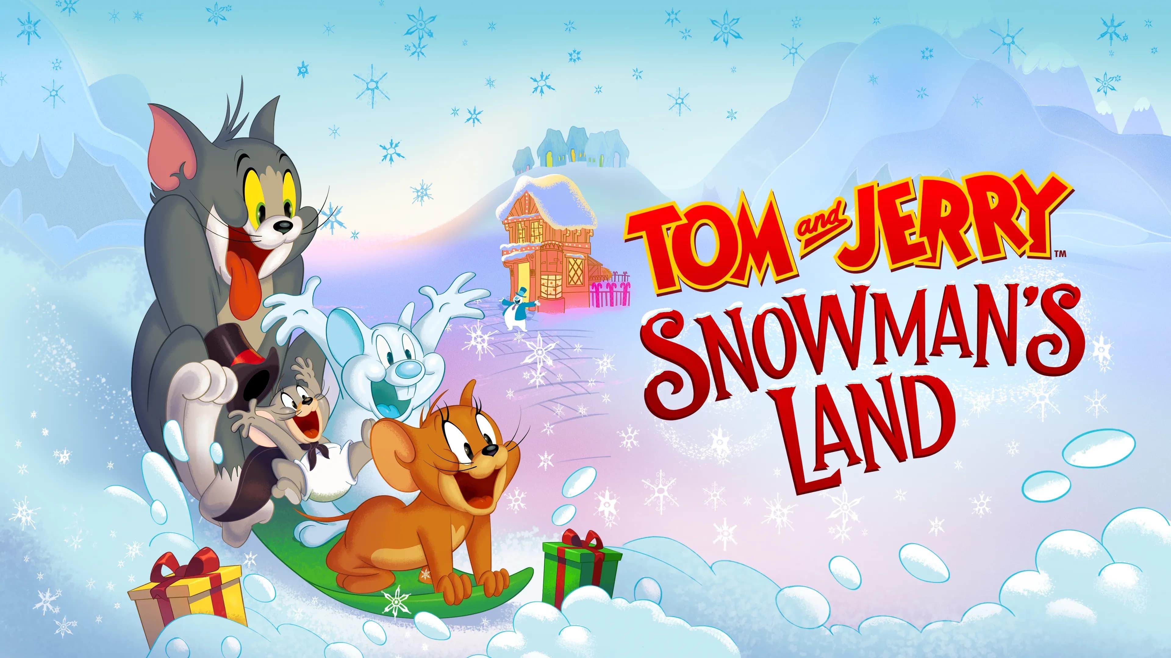 Tom and Jerry Snowman's Land backdrop