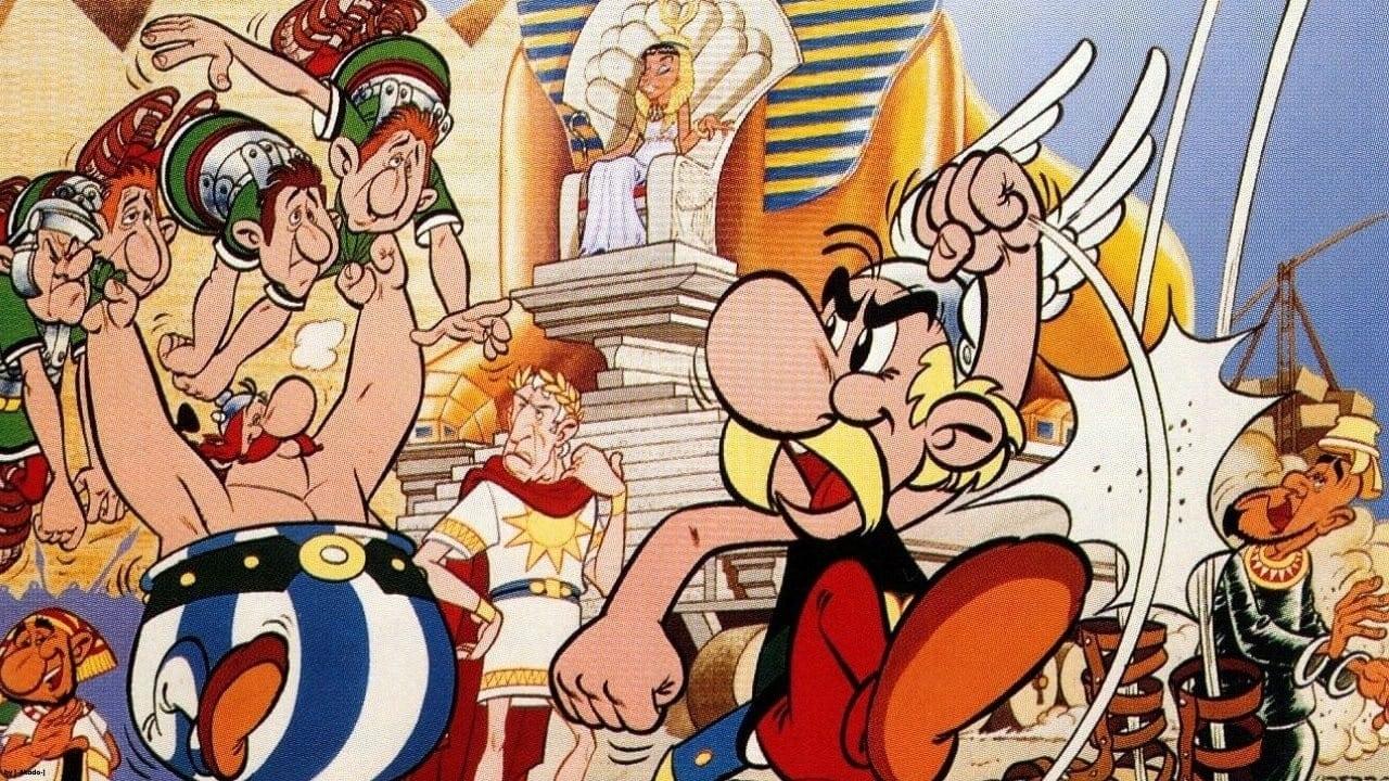 Asterix and Cleopatra backdrop
