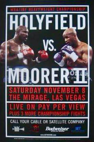 Evander Holyfield vs. Michael Moorer II poster