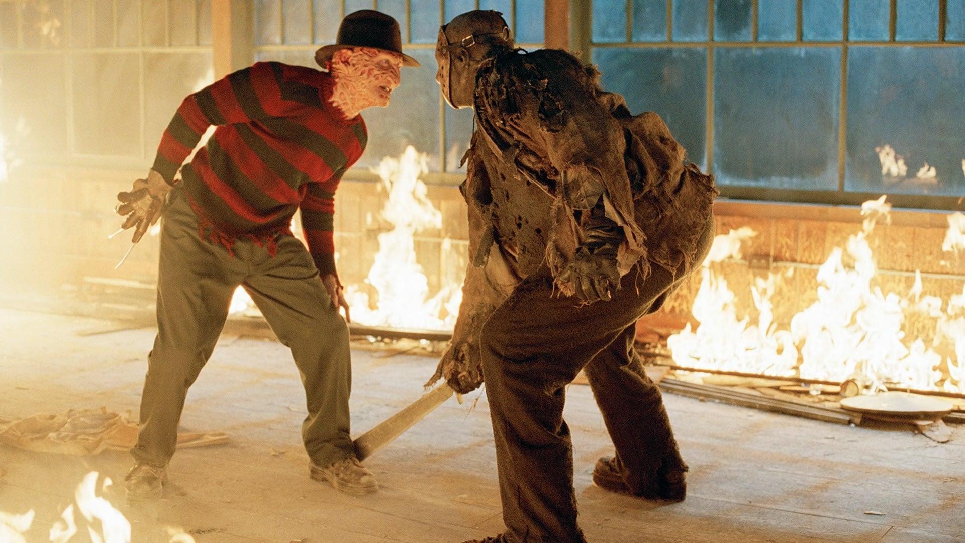 Freddy vs. Jason backdrop