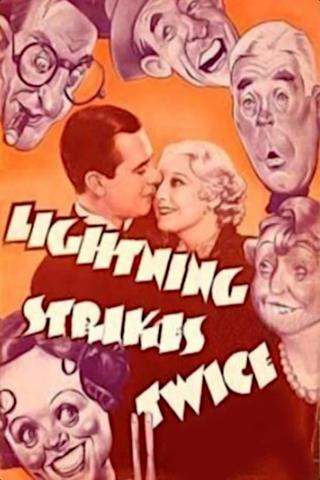 Lightning Strikes Twice poster