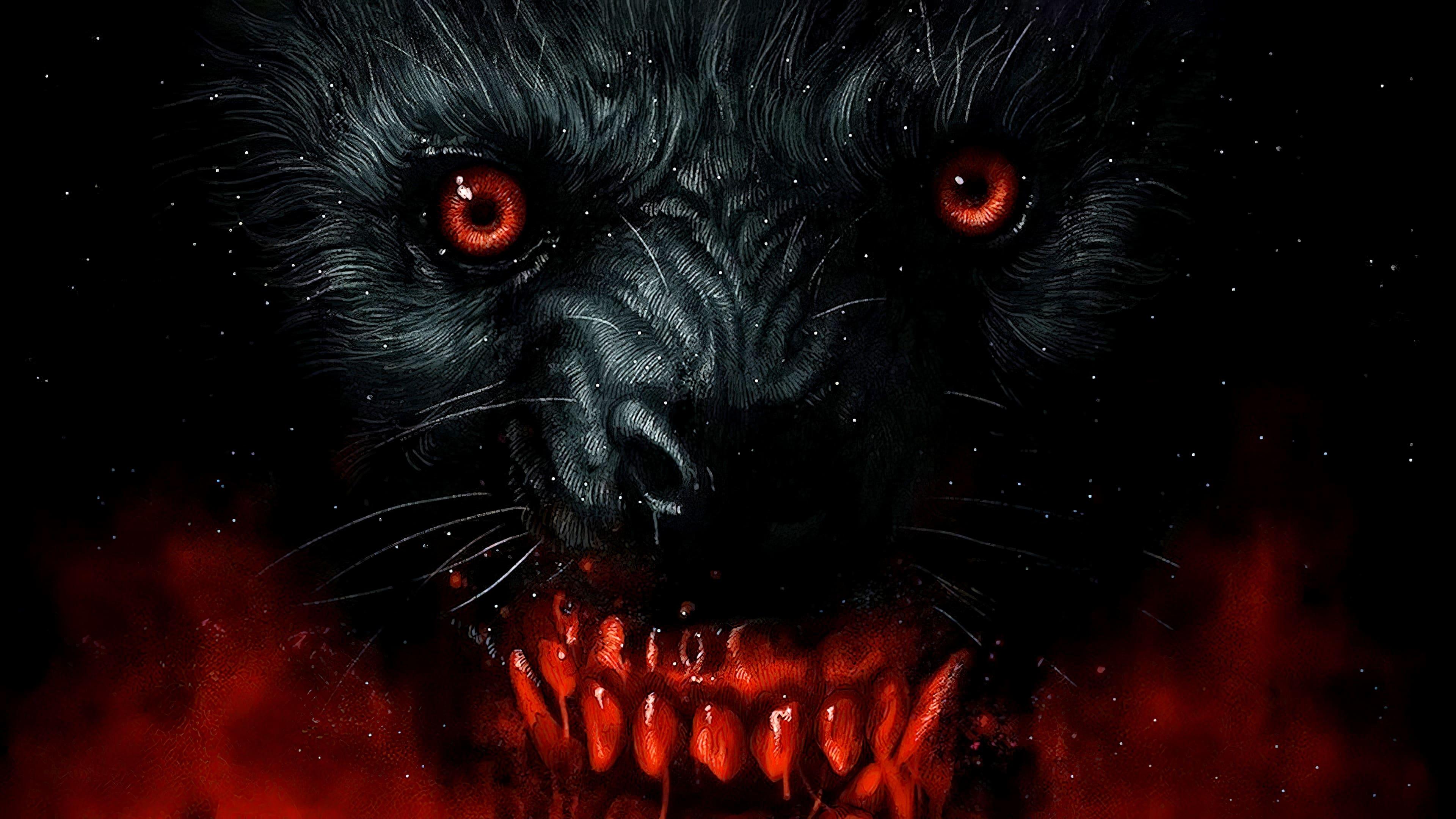 An American Werewolf in London backdrop
