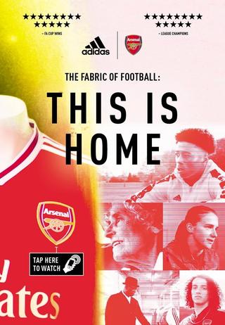 The Fabric Of Football: Arsenal poster