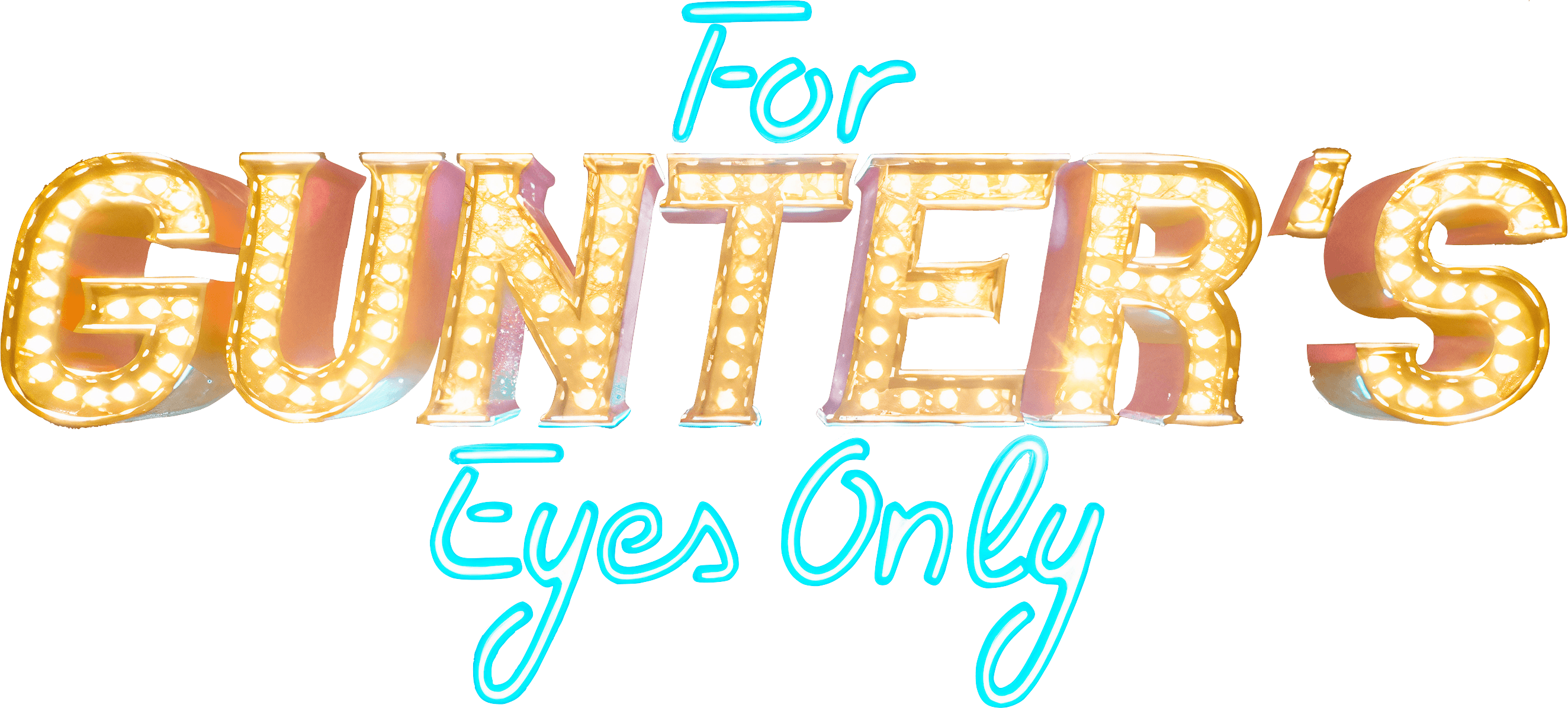 For Gunter’s Eyes Only logo
