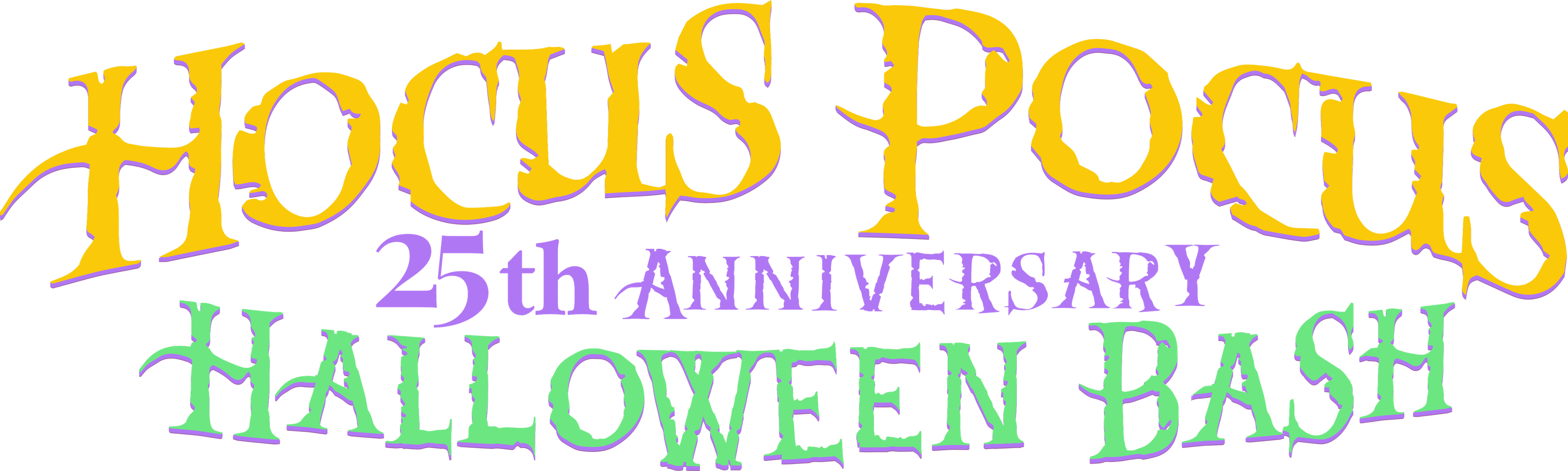 Hocus Pocus 25th Anniversary Halloween Bash logo