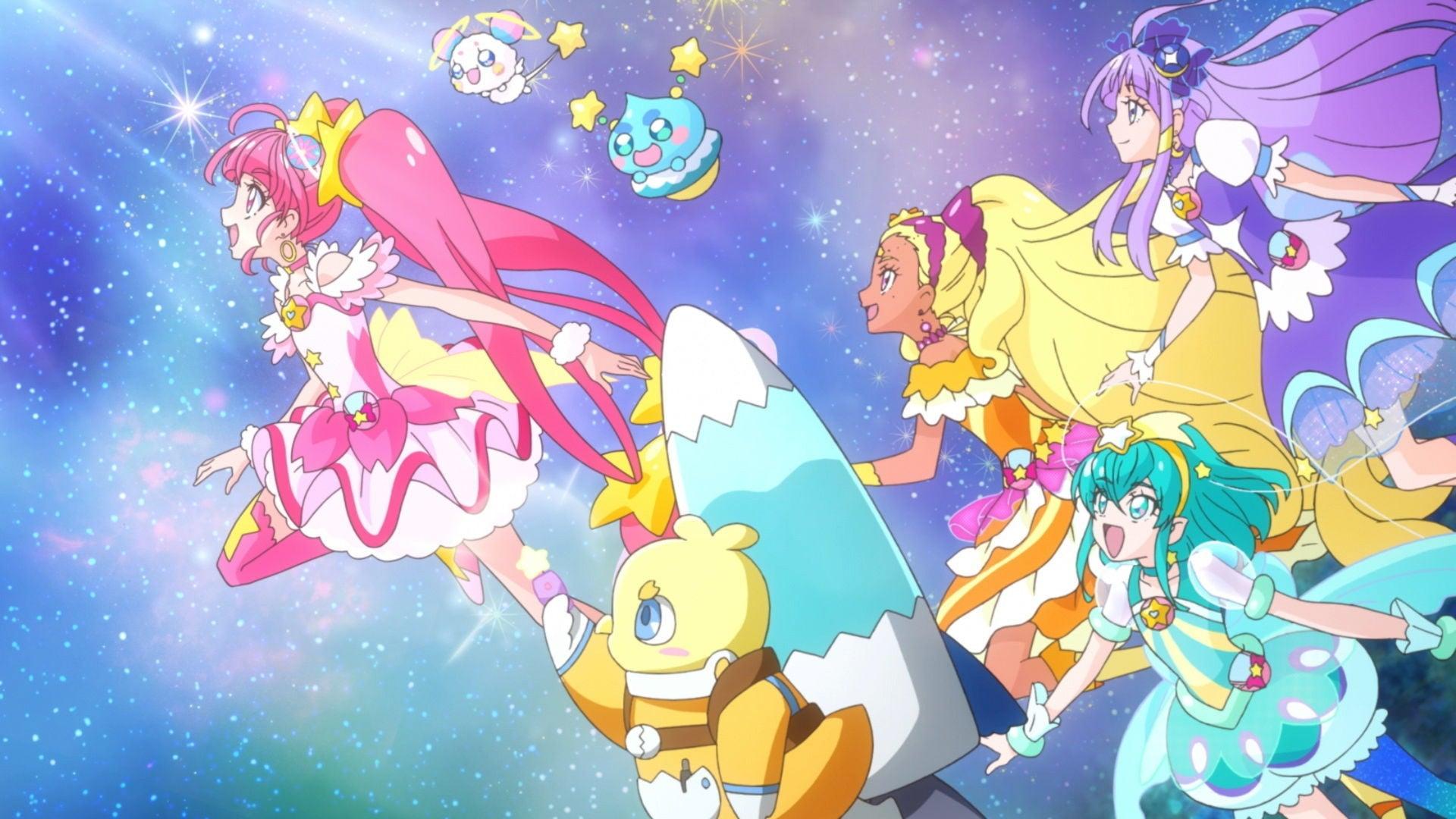 Pretty Cure Miracle Universe backdrop