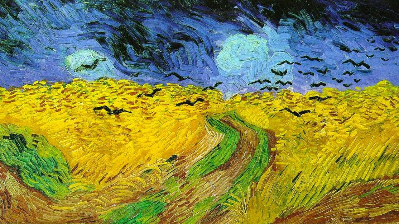 Van Gogh: Of Wheat Fields and Clouded Skies backdrop
