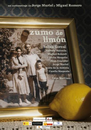 Zumo de limón poster