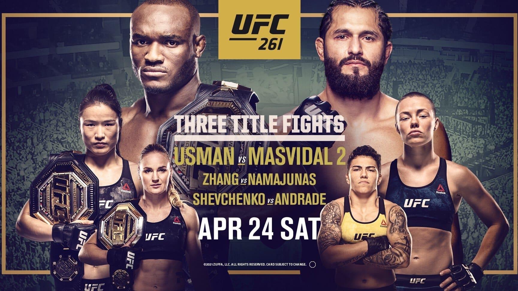 UFC 261: Usman vs. Masvidal 2 backdrop