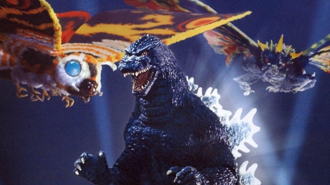 Godzilla vs. Mothra backdrop