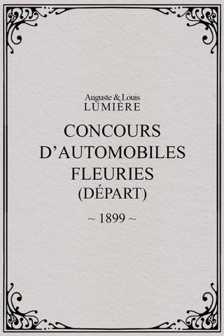 Fête de Paris 1899: Concours d'automobiles fleuries poster