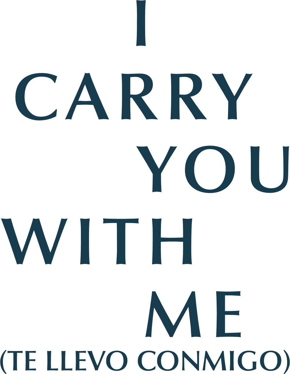 I Carry You with Me logo