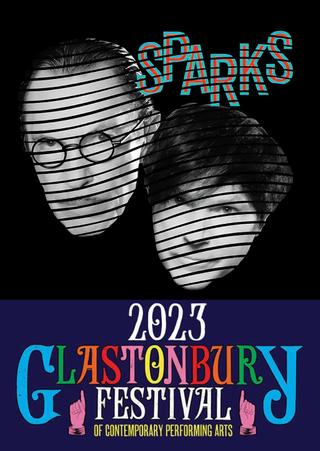 Sparks - Glastonbury poster