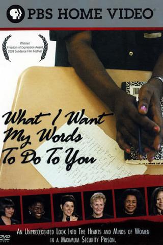 What I Want My Words to Do to You: Voices from Inside a Women's Maximum Security Prison poster